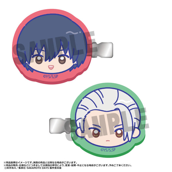 『SAKAMOTO DAYS』ゆるころフェイス ヘアクリップセット B(坂本太郎・南雲)